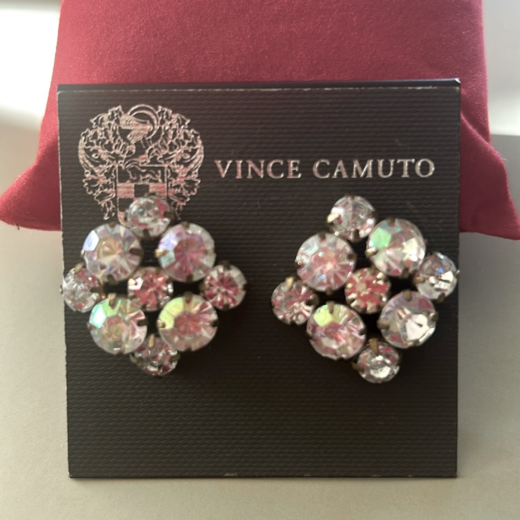 Vince Camuto Aurora Borealis Crystal Earrings 22$